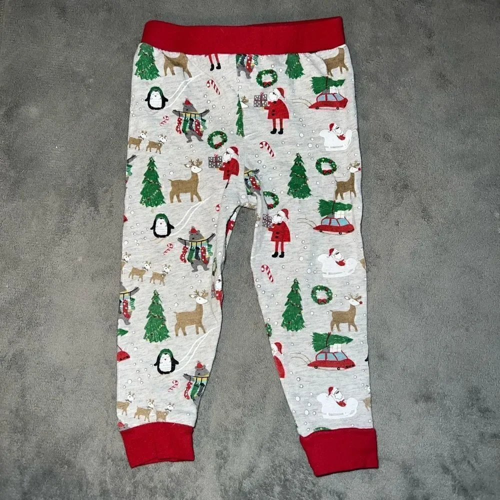 mudpie 9-12M Unisex Christmas Holiday Pajamas